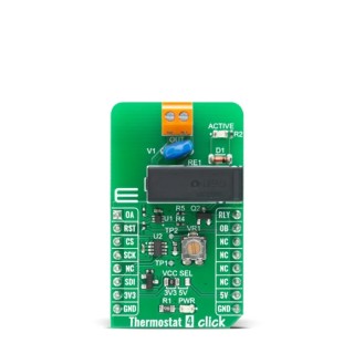 MikroElektronika Temperature Sensor Humidity Sensor 3.3V mikroBUS Thermostat 4 Click MIKROE-4194