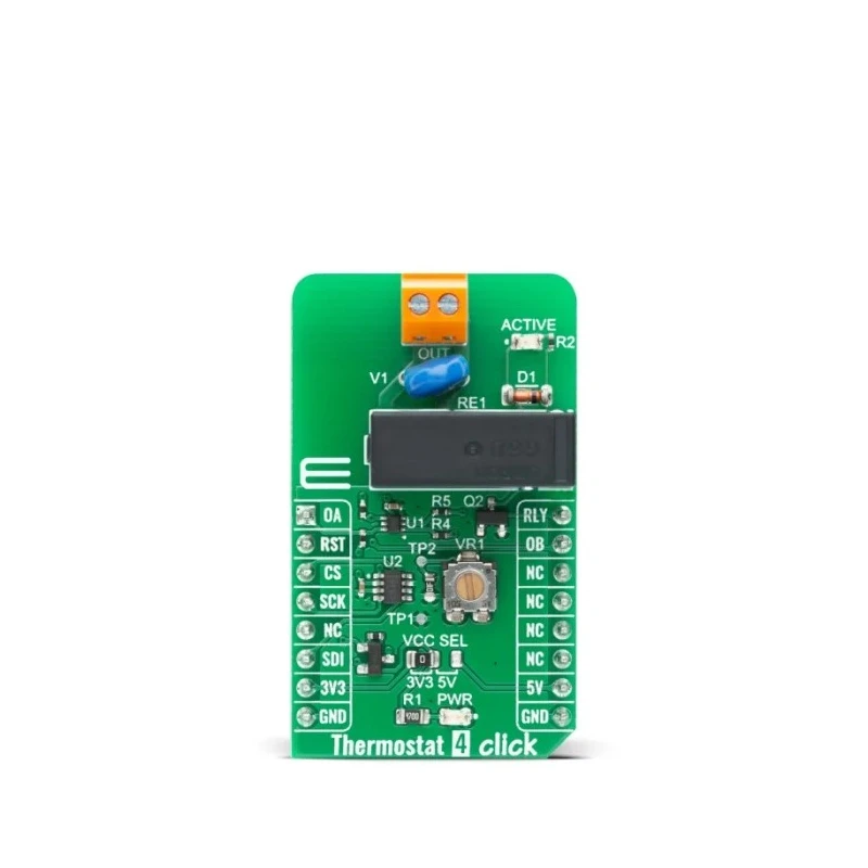 MikroElektronika Temperature Sensor Humidity Sensor 3.3V mikroBUS Thermostat 4 Click MIKROE-4194