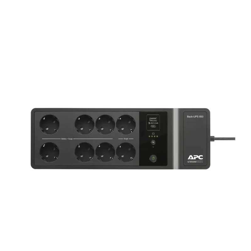 APC Back-UPS 230V Input Uninterruptible Power Supply 850 VA, 520 W Stand Alone BE850G2-GR