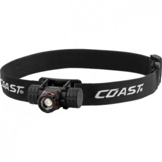 Coast Compact Rechargeable LED Head Torch 400 lm CR123 Battery Spot Beam Helmet Mountable XPH25R