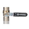 Norgren Nickel Plated Brass Threaded 2-Way Ball Valve 1/2 in G, ISO 7.1 40 bar 602112148