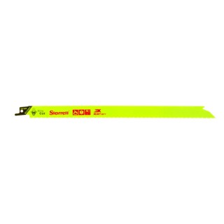 Starrett Reciprocating Saw Blade 5-Piece 300 mm Bi-Metal 1.3 mm Thickness 19 mm Width 14 Teeth Per Inch BR121014-5