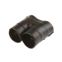 TE Connectivity Heat Shrink Boot T Joint 6.6 mm, Fluid Resistant Elastomer, Black 301A011-25-0