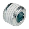 SMC Electroless Nickel Plated Plug Fitting 1/4 Inch Barb Threaded R Series KJ Material C3604BD