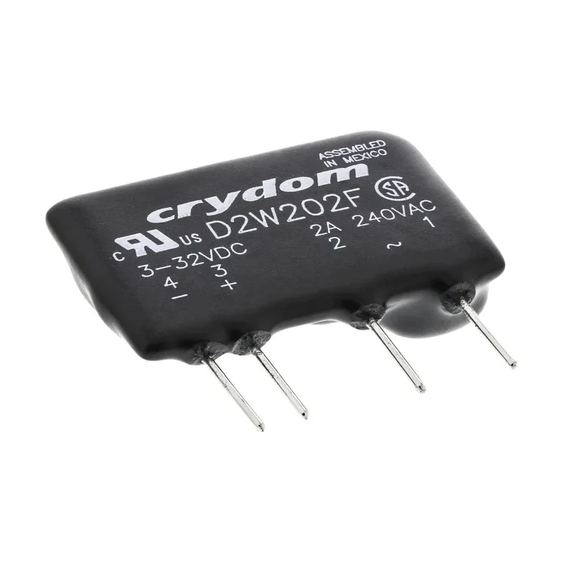 Crydom D2W Series Solid State Relay, 2 A Load, PCB Mount, 280 V Load, 32V DC Control D2W202F