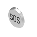 EAO Push Button Lens Round Cap Type for Use with 56 Series 56-6.00006