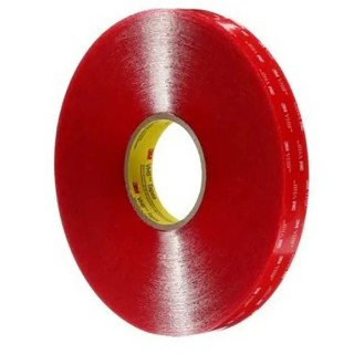 3M 4910F VHB Transparent Acrylic Foam Tape Double Sided 19mm x 32.91m x 1mm Thickness 4910 - 33X19