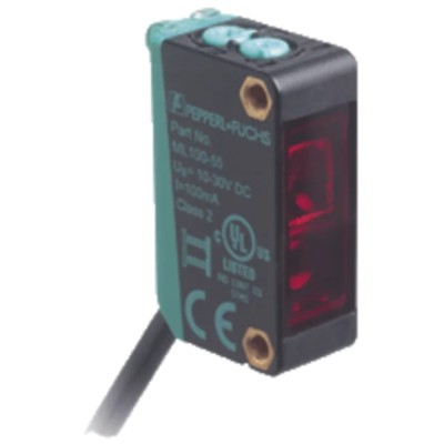 Pepperl + Fuchs Retroreflective Photoelectric Sensor Barrel Sensor 5 m Detection Range PNP Output IP67 ML100-55/103/115a