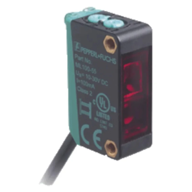 Pepperl + Fuchs Retroreflective Photoelectric Sensor Barrel Sensor 5 m Detection Range PNP Output IP67 ML100-55/103/115a