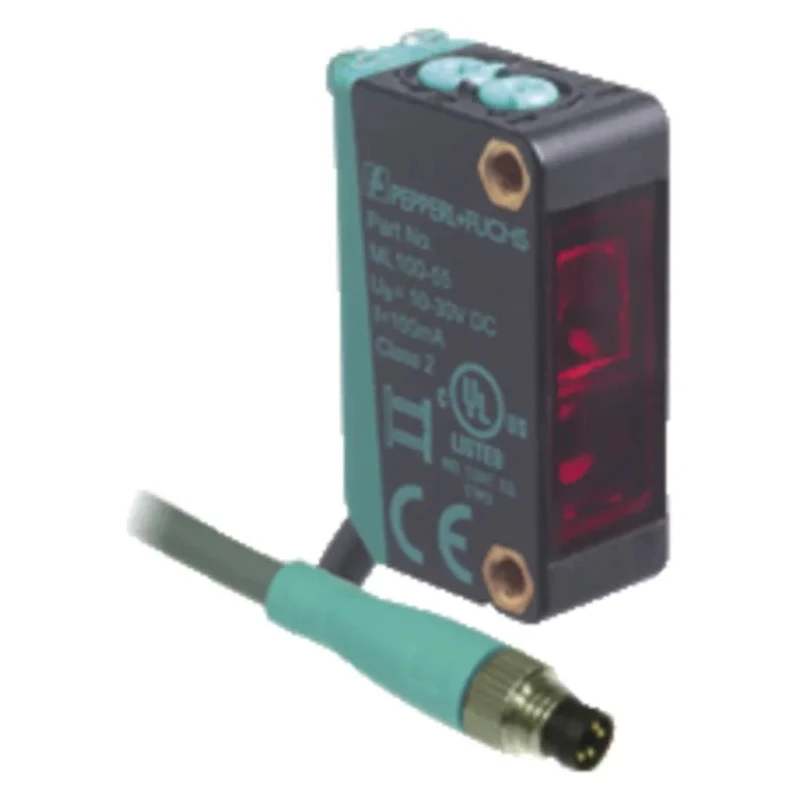 Pepperl + Fuchs Background Suppression Photoelectric Sensor, Block Sensor, 350 mm Detection Range ML100-8-H-350-RT/103/115a