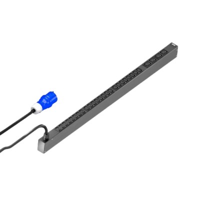 Rittal 16A 230V 28 Gang Socket Bar with 3m Cable IEC C19 IEC C13 7979115