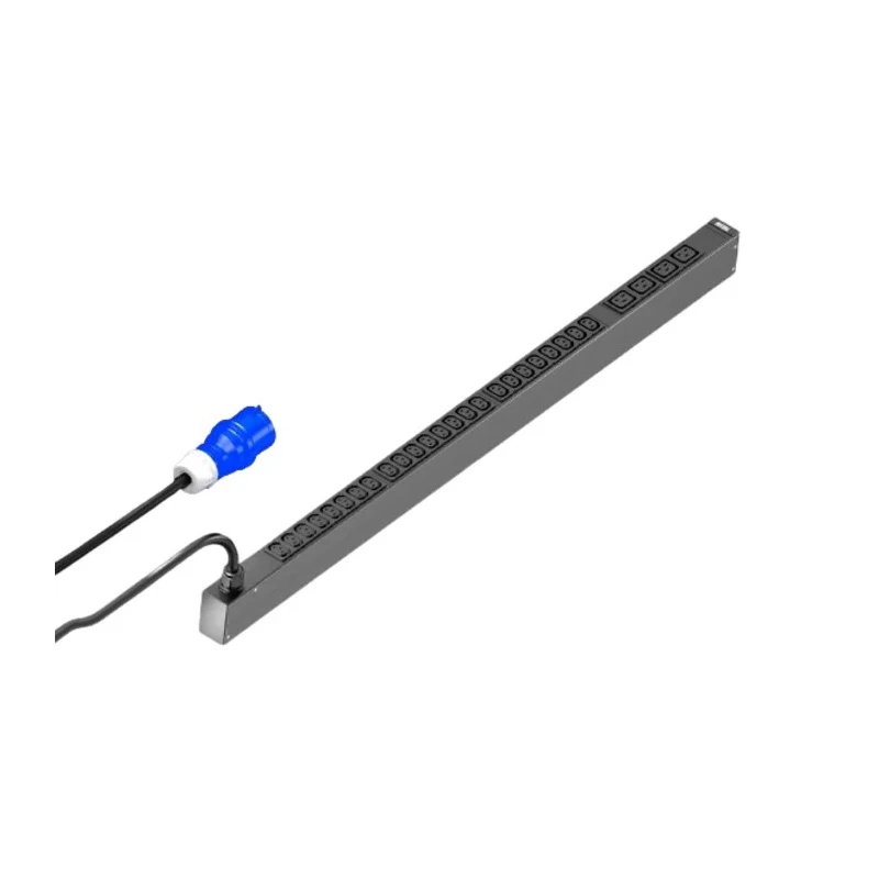 Rittal 16A 230V 28 Gang Socket Bar with 3m Cable IEC C19 IEC C13 7979115