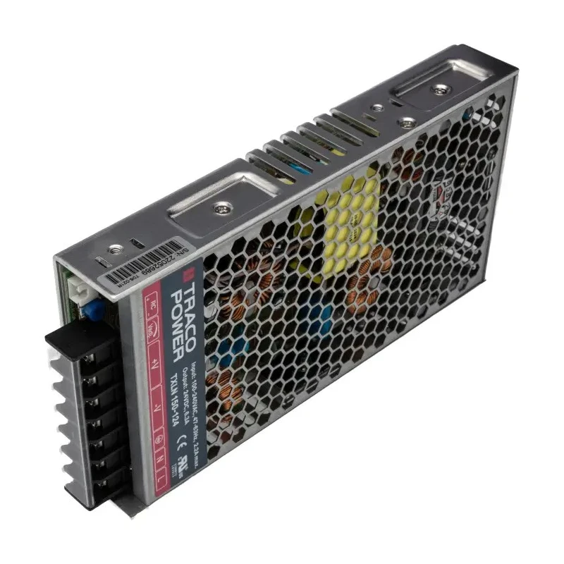 TRACOPOWER Switching Power Supply 24V dc 150W 85-264V AC Input Convection Cooled TXLN 150-124