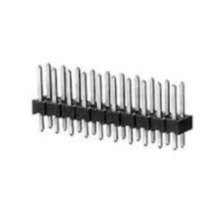 TE Connectivity AMPMODU Series Vertical Through Hole PCB Header, 14 Contacts, 2.54 mm Pitch, 2 Row 828430-7