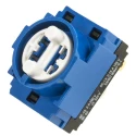 EAO Push Button Contact Block with 1 NO Contact Configuration, Solder Lug/Quick Connect Terminals, 250V AC, Model 61-8410.22