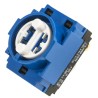 EAO Push Button Contact Block with 1 NO Contact Configuration, Solder Lug/Quick Connect Terminals, 250V AC, Model 61-8410.22