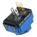 EAO Push Button Contact Block with 1 NO Contact Configuration, Solder Lug/Quick Connect Terminals, 250V AC, Model 61-8410.22