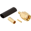 Amphenol RF Coaxial Connector SMA Male Cable 50 Ω Straight Body Crimp 132114RP