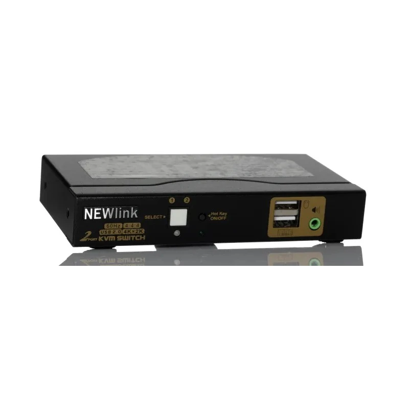 RS PRO 2 Port USB HDMI KVM Switch 2 Ports 4K UHD 60Hz USB 2.0 HDCP Auto EDID 220-6491