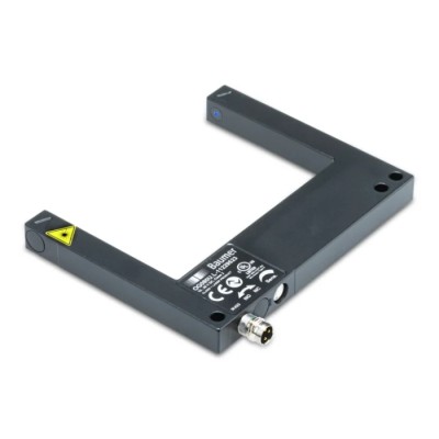 Baumer Fork Photoelectric Sensor Fork Style 80 mm Detection Range Push Pull Output IP67 OG080U.L-GW1O.7WL