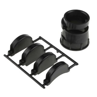 TE Connectivity Black Thermoplastic Cable Clamp Maximum Bundle Diameter 28.58 mm Length 42.04 mm Width 40.64 mm 206512-5