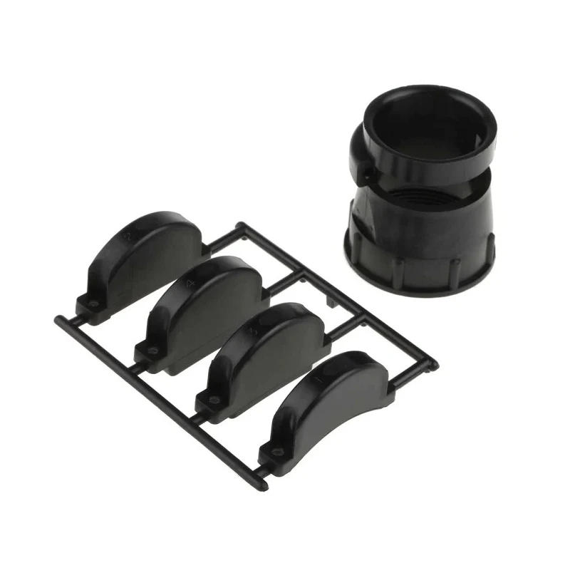 TE Connectivity Black Thermoplastic Cable Clamp Maximum Bundle Diameter 28.58 mm Length 42.04 mm Width 40.64 mm 206512-5
