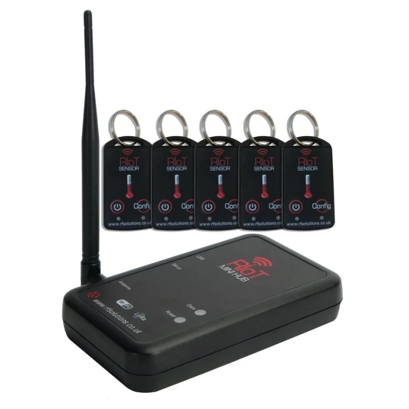 RF Solutions Temperature Monitor Transceiver 868 MHz FM, Nominal Supply Voltage 3 V dc RIOT-SYSTEMP-8S5