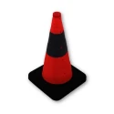RS PRO Weighted Orange 500 mm Fabric Traffic Cone 221-7859