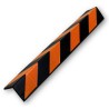 RS PRO Yellow Black Reflective Corner Impact Protector 800mm Length x 98mm Height 3mm Opening Size 221-7855