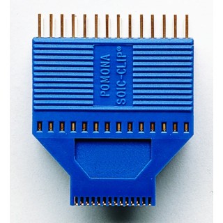 Pomona IC Test Clip, 8 Way, SOIC Package, Gold Plated Contacts 5250