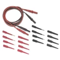 Pomona Test Lead & Connector Kit for use with Multi-Pin/Socket Connectors with Red and Black Test Leads 1.2 m 6481