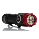 RS PRO Rechargeable LED Torch Aluminium Housing 1500 lm Luminosity 105 mm Length 219-8131