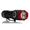 RS PRO Rechargeable LED Torch Aluminium Housing 1500 lm Luminosity 105 mm Length 219-8131