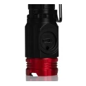 RS PRO Rechargeable LED Torch Aluminium Housing 1500 lm Luminosity 105 mm Length 219-8131