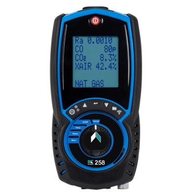 Kane Flue Gas Analyser with Carbon Monoxide, Carbon Dioxide, Oxygen Detection, 0.3% CO2 Accuracy, 5% CO Accuracy KANE258