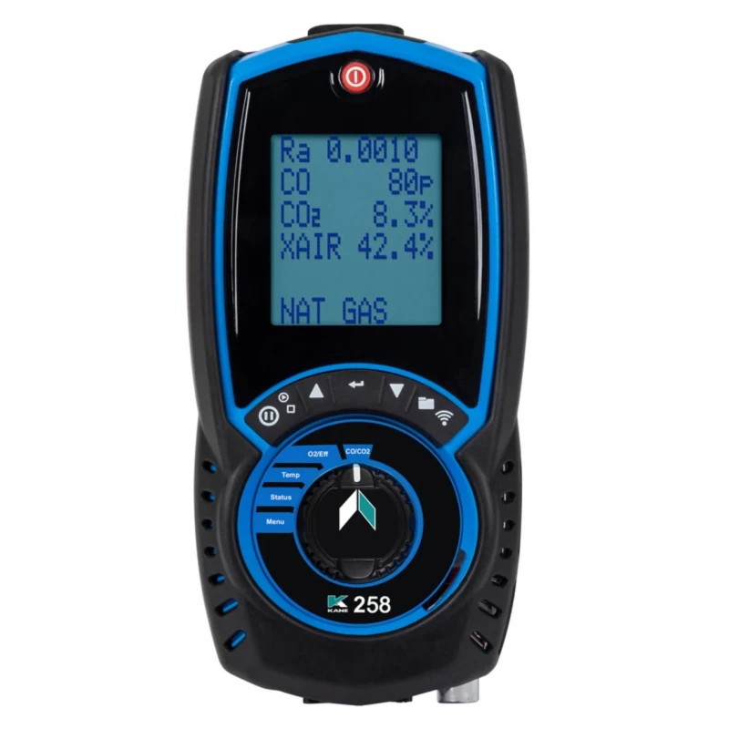 Kane Flue Gas Analyser with Carbon Monoxide, Carbon Dioxide, Oxygen Detection, 0.3% CO2 Accuracy, 5% CO Accuracy KANE258