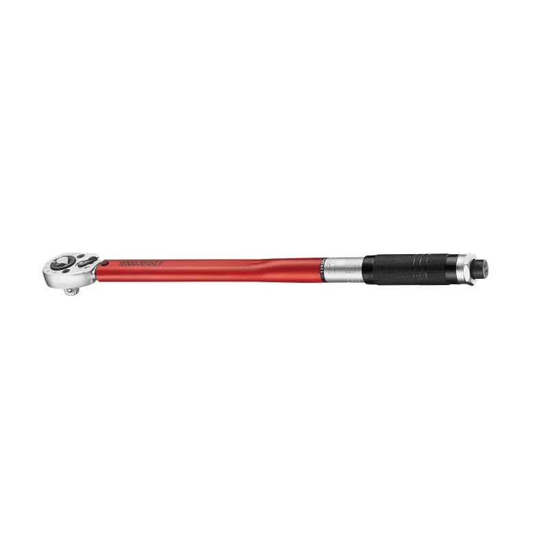 Teng Tools Click Torque Wrench, Adjustable 40 To 200 Nm Torque Range, 1/2 in Square Drive, Satin Chrome Finish 1292AG-ER