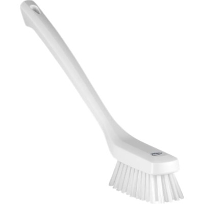 Vikan White Scrubbing Brush 46 mm bristle length Polybutylene Terephthalate Bristle Material 41855