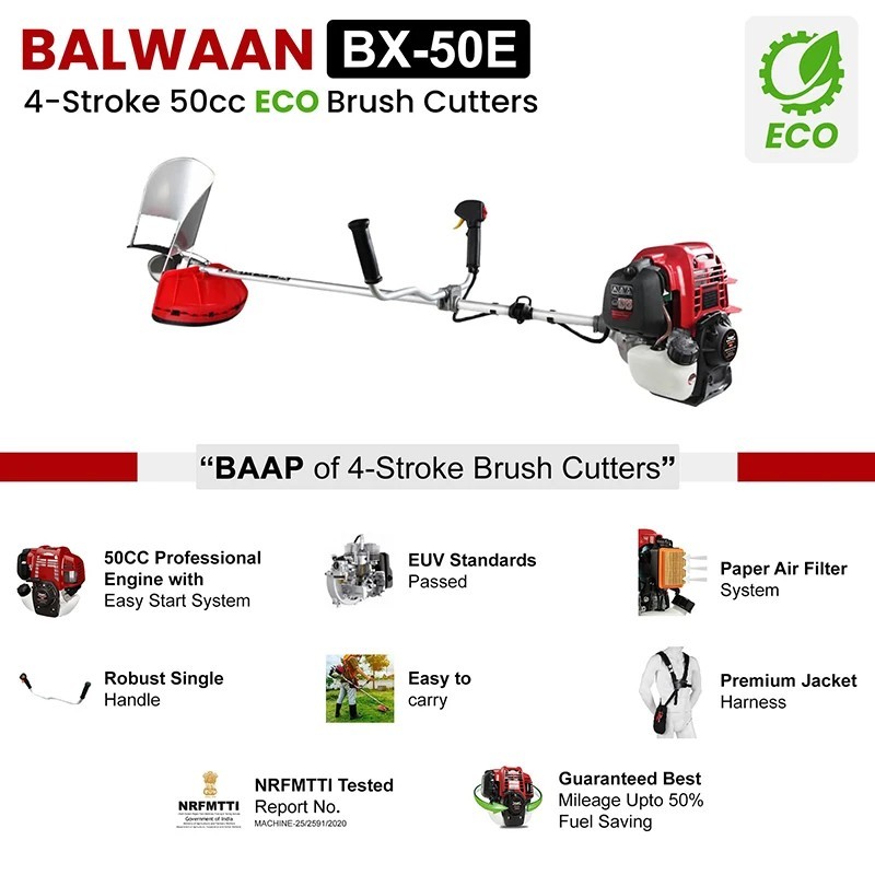 Buy Balwaan Side Pack BX-50 Brush Cutter (BBC-4SPN)-PRO