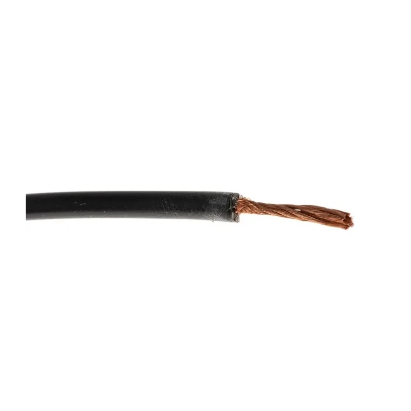 Hew Heinz Eilentropp SIFF Series Black Silicone Rubber Hook Up Wire 15 AWG 392/0.07 mm, 20 m 222-7184