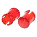 Visual LED Lens for Use with Through-Hole LEDs Red 5 mm CLB 300 RTP