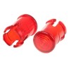 Visual LED Lens for Use with Through-Hole LEDs Red 5 mm CLB 300 RTP