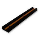 RS PRO Yellow and Black Rubber Straight Impact Protector 1 m Length x 150 mm Width x 55 mm Height 221-7885