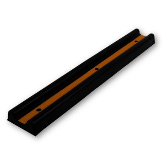 RS PRO Yellow and Black Rubber Straight Impact Protector 1 m Length x 150 mm Width x 55 mm Height 221-7885