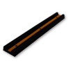 RS PRO Yellow and Black Rubber Straight Impact Protector 1 m Length x 150 mm Width x 55 mm Height 221-7885