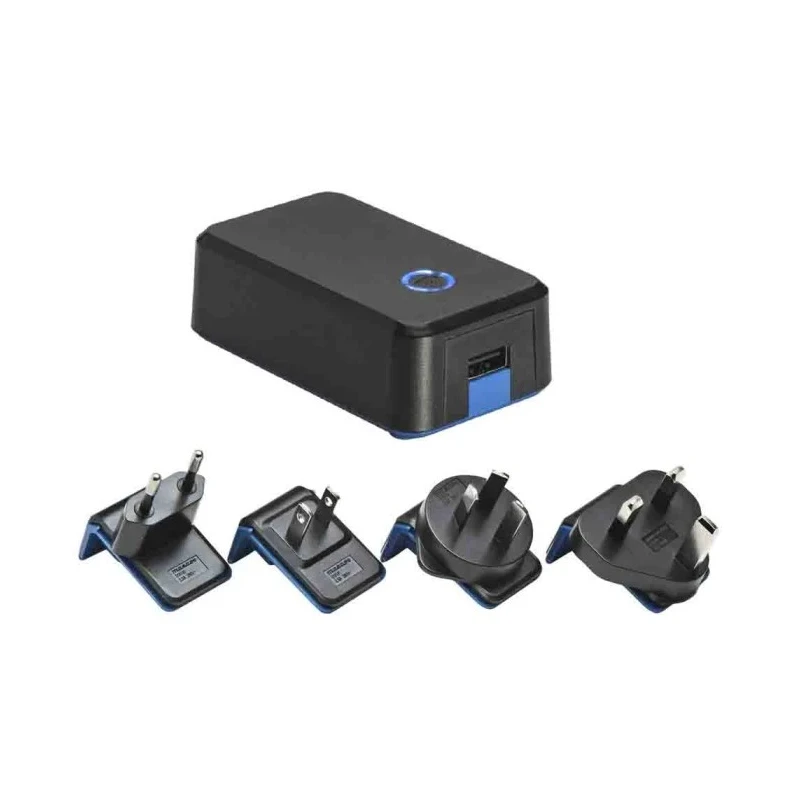 Mascot AC/DC Adapter Australia, UK, US, EU 5 W 5V DC Output 1 A RJ11 USB Connector RJ11  RJ11