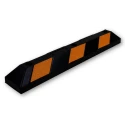 RS PRO Black and Yellow High Visibility Rubber Impact Protector 900mm x 150mm 221-7887