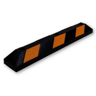 RS PRO Black and Yellow High Visibility Rubber Impact Protector 900mm x 150mm 221-7887