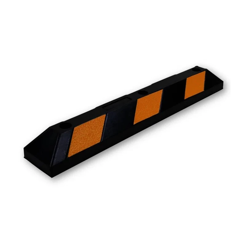 RS PRO Black and Yellow High Visibility Rubber Impact Protector 900mm x 150mm 221-7887