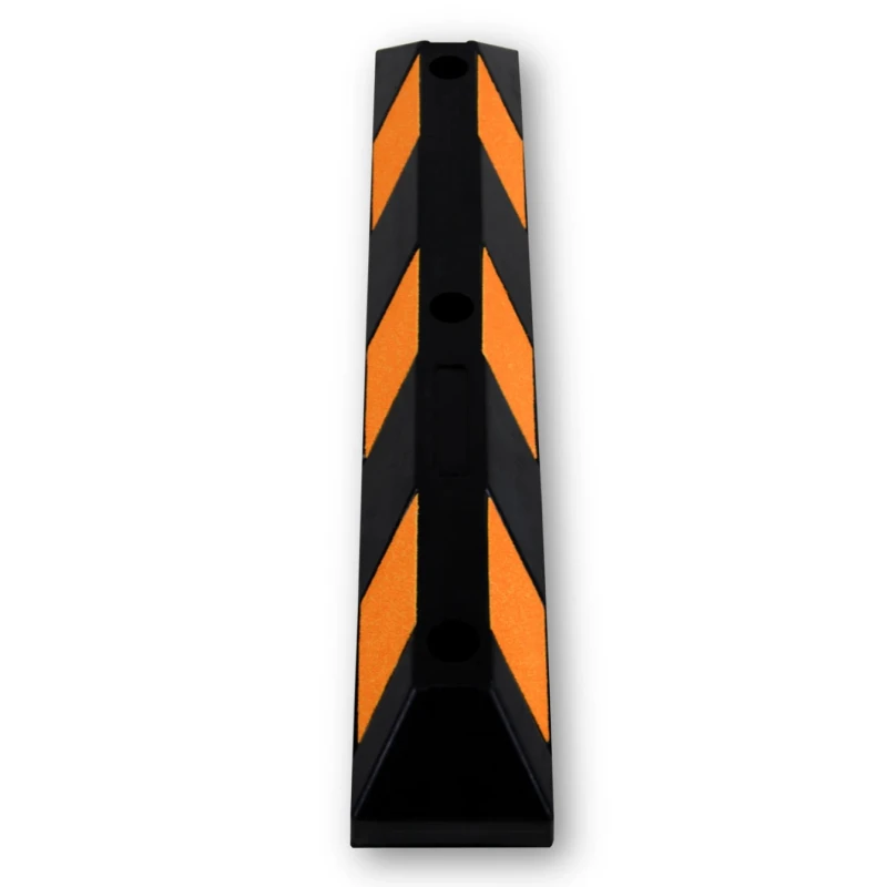 RS PRO Black and Yellow High Visibility Rubber Impact Protector 900mm x 150mm 221-7887